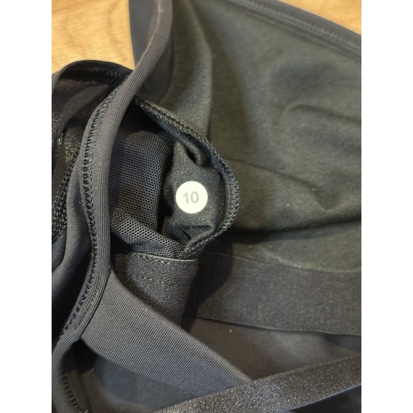 NWT Lululemon Dance To Yoga Leotard Black 1 Piece Size 10 Workout Barre Swim Gym - Picture 9 of 10